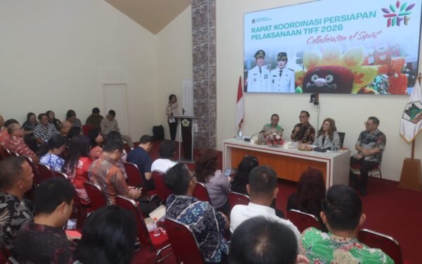 Wali Kota Tomohon Pimpin Rakor Persiapan TIFF 2026